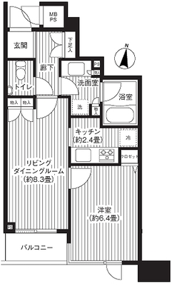 ランドステージ白金高輪[502]