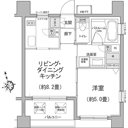 フォレシティ麻布十番弐番館[1303]